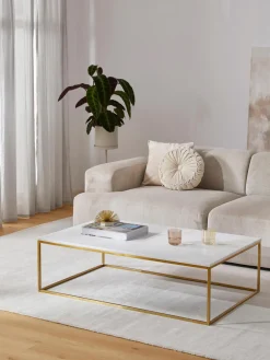 Mesa de centro grande de mármol Alys