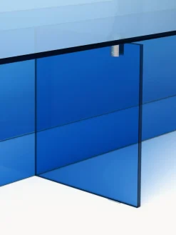 Mesa de centro grande de vidrio Anouk, 160 cm