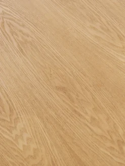 Mesa de centro grande redonda de madera Dan