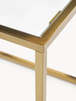 Mesa de centro Maya, tablero de vidrio