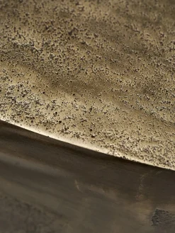 Mesa de centro ovalada artesanal Rota