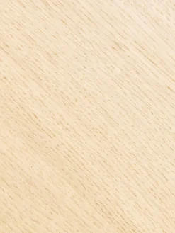 Mesa de centro ovalada de madera Toni