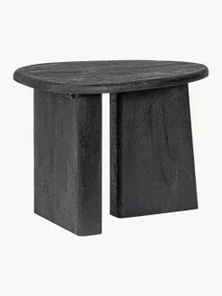 Mesa de centro ovalada de madera de mango Zacatecas