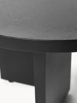 Mesa de centro ovalada de madera Toni