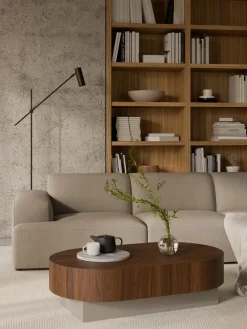 Mesa de centro ovalada Rylan