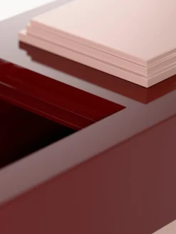 Mesa de centro rectangular con espacio de almacenamiento Alessa