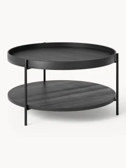 Mesa de centro redonda de madera Renee