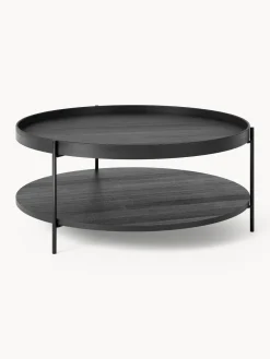 Mesa de centro redonda de madera Renee