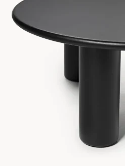 Mesa de centro redonda de madera de roble Didi