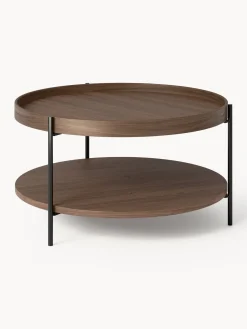 Mesa de centro redonda de madera Renee