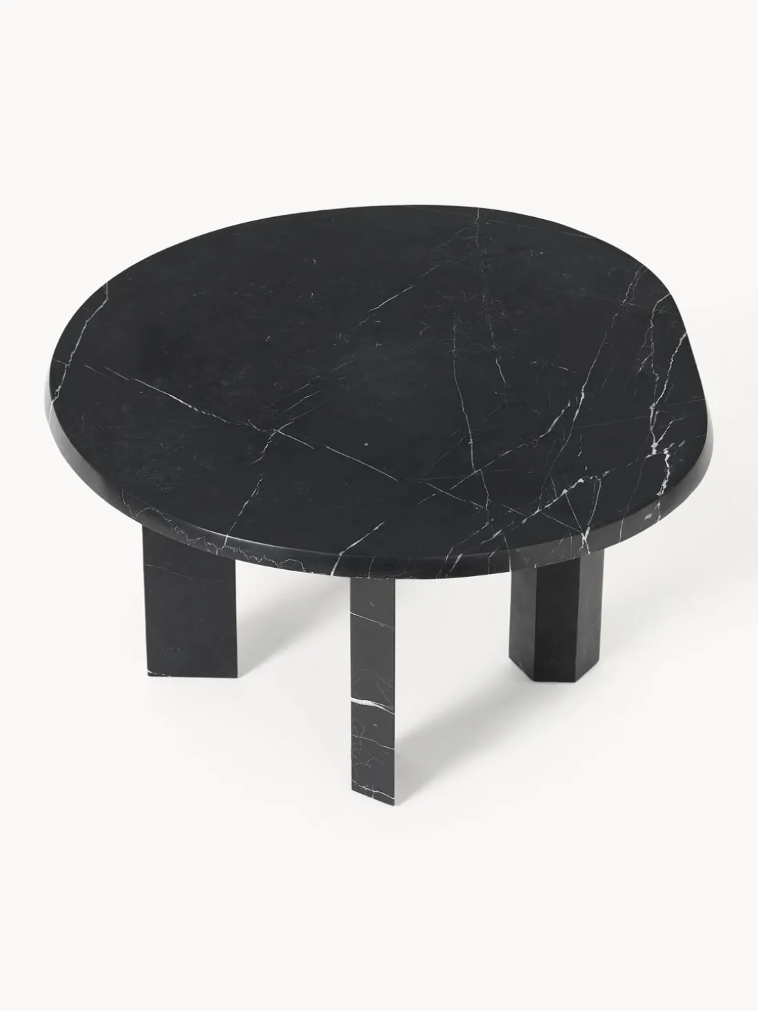 Mesa de centro redonda de mármol Taula