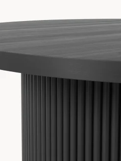 Mesa de centro redonda de madera Nele