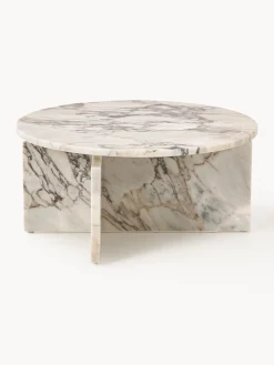 Mesa de centro redonda de mármol Marisa
