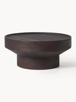 Mesa de centro redonda de madera de mango Benno