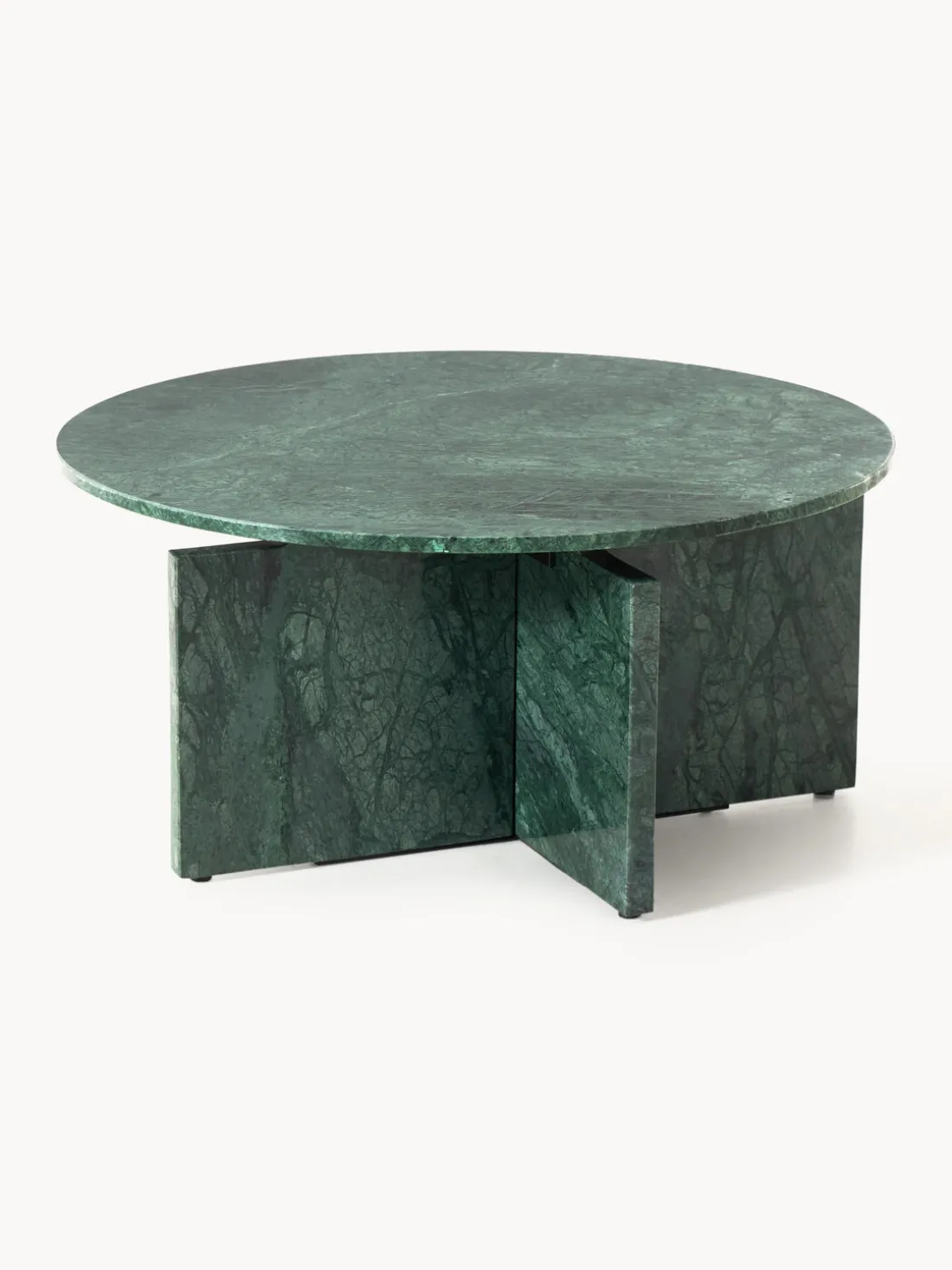 Mesa de centro redonda de mármol Marisa