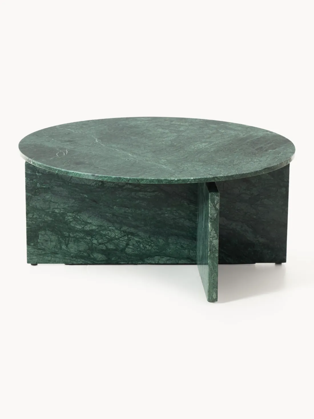 Mesa de centro redonda de mármol Marisa