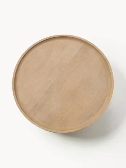 Mesa de centro redonda de madera de mango Benno