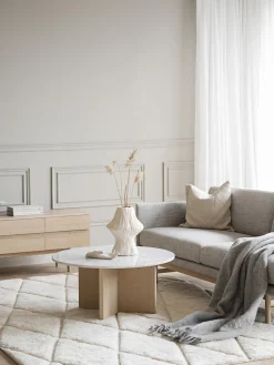 Mesa de centro redonda de mármol Brooksville