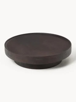 Mesa de centro redonda XL de madera de mango Benno