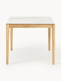 Mesa de comedor con tablero en aspecto mármol Jackson, tamaños diferentes