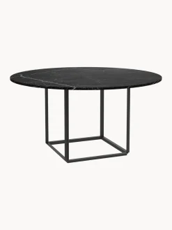 Mesa de comedor con tablero de mármol Florence, Ø 145 cm