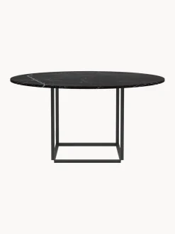 Mesa de comedor con tablero de mármol Florence, Ø 145 cm
