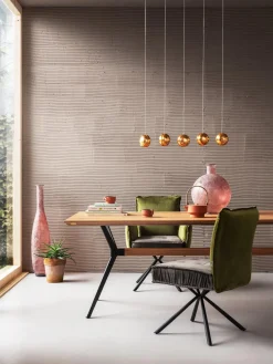 Mesa de comedor de madera roble Downtown, tamaños diferentes