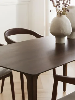 Mesa de comedor de madera de mango Archie, tamaños diferentes