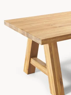 Mesa de comedor de madera de roble Ashton, tamaños diferentes