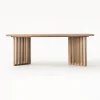 Mesa de comedor de madera Okayama, 200 x 100 cm