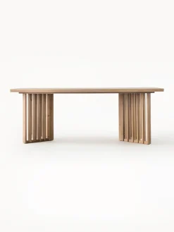 Mesa de comedor de madera Okayama, 200 x 100 cm