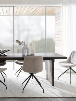 Mesa de comedor de madera de roble Emmett, 240 x 95 cm