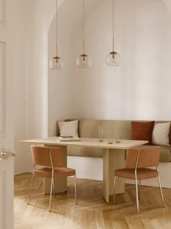 Mesa de comedor de madera Toni, tamaños diferentes