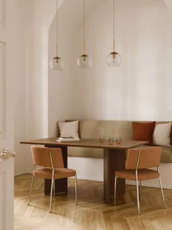 Mesa de comedor de madera Toni, tamaños diferentes