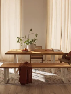 Mesa de comedor de madera de roble Oliver, tamaños diferentes