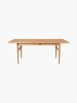 Mesa de comedor de madera de haya CH327, 248 x 62 cm
