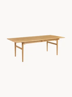 Mesa de comedor de madera roble CH327, 248 x 62 cm