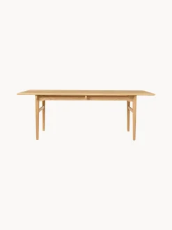 Mesa de comedor de madera roble CH327, 248 x 62 cm