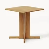 Mesa de comedor de madera de roble Quatrefoil, 68 x 68 cm