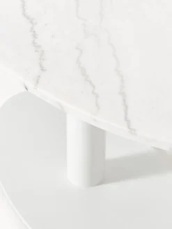 Mesa de comedor de mármol ovalada Miley