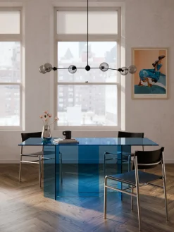 Mesa de comedor de vidrio Anouk, tamaños diferentes