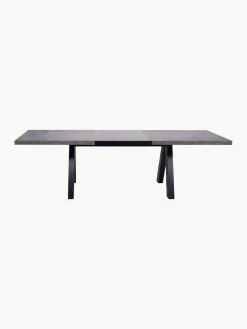 Mesa de comedor extensible en look cemento Apex, 200-250 x 100 cm