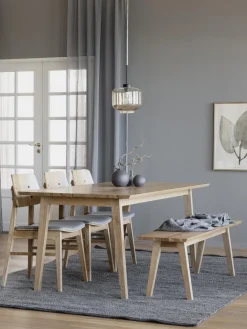 Mesa de comedor extensible Melfort, 180 - 280 x 90 cm