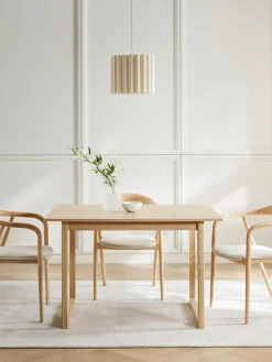 Mesa de comedor extensible Calla, tamaños diferentes