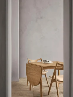 Mesa de comedor extensible ovalada de madera de roble CH002, 90 - 188 x 90 cm