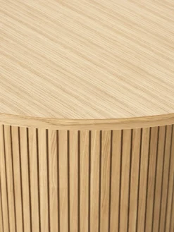 Mesa de comedor extensible acanalada Filo, 120 - 160 x 75 cm