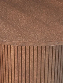 Mesa de comedor extensible acanalada Filo, 120 - 160 x 75 cm