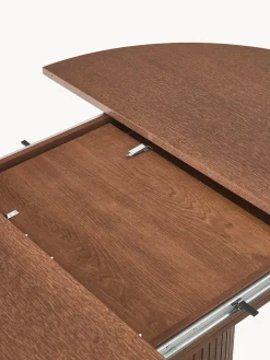 Mesa de comedor extensible acanalada Filo, 120 - 160 x 75 cm