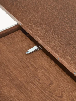 Mesa de comedor extensible acanalada Filo, 120 - 160 x 75 cm