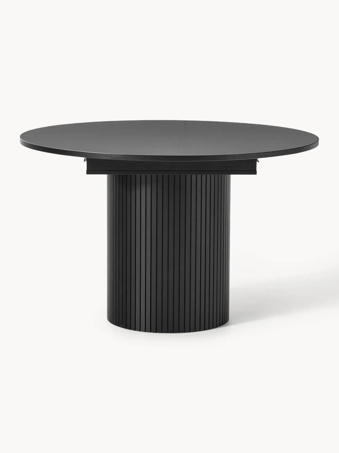 Mesa de comedor extensible acanalada Filo, 120 - 160 x 75 cm